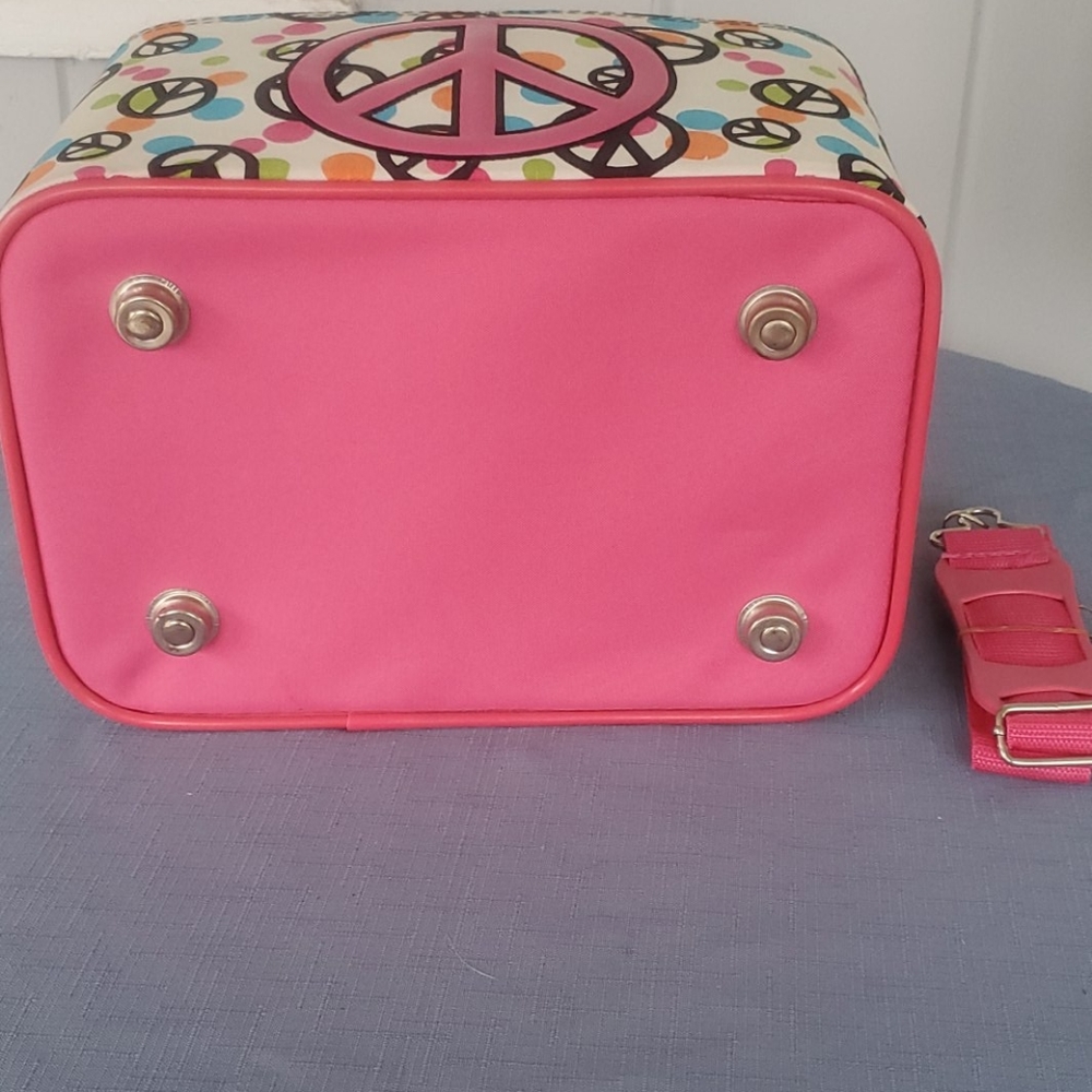 Peace Sign train case/makeup case - Picture 6 of 6